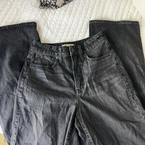 Madewell Women Jeans High Rise Black
